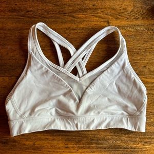 Lululemon sports bra white size 10